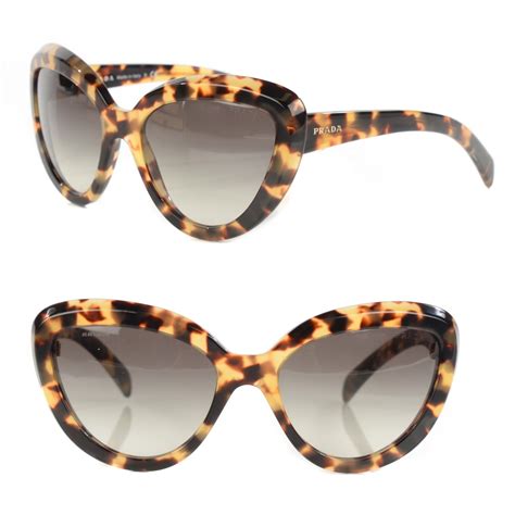 prada tortoise rectangle sunglasses|Prada cat eye tortoiseshell sunglasses.